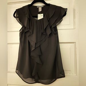 Black Sheer H&M Blouse